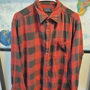 basic Editions Red and Black Flannel